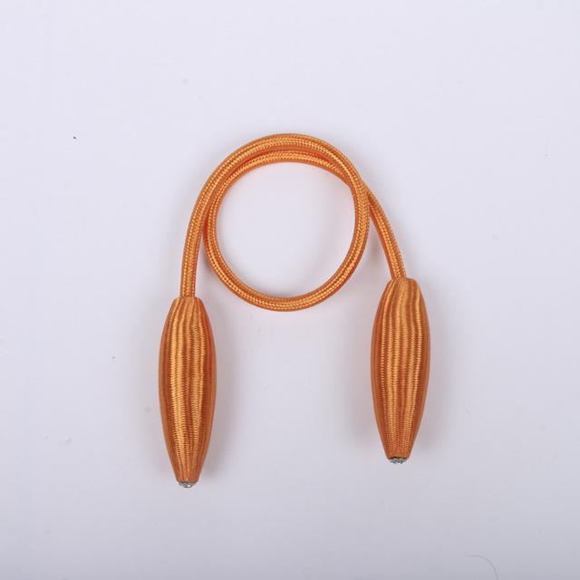 

2 Pieces Curtain Tiebacks Clips Creative Decorative Crystal Drape Tie Backs for Home & Office Window Blackout & Sheer Drapery 55-90cm