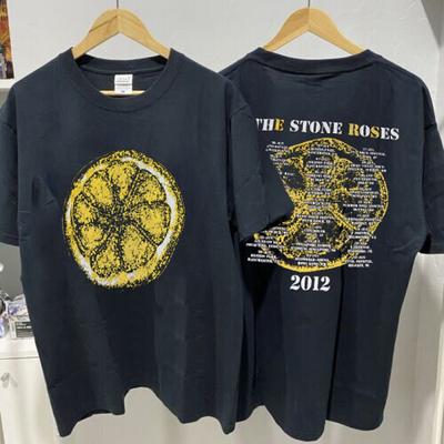 The Stone Roses Επανένωση Παγκόσμια Περιοδεία Indie Rock Μπάντα Μαύρο S-5XL VN3643 Unisex T-Shirt