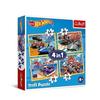 TREFL- HOT WHEELS PUZZLE, 34627, MULTICOLOUR