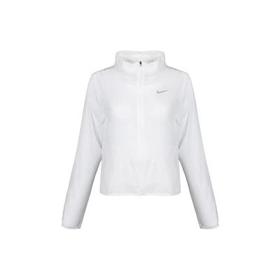Woven Full-Zip Hooded Jacket White Women AR2017-100