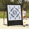 9-Hole Pitching Net Sturdy Baseball Target Professional-Grade for Coaches