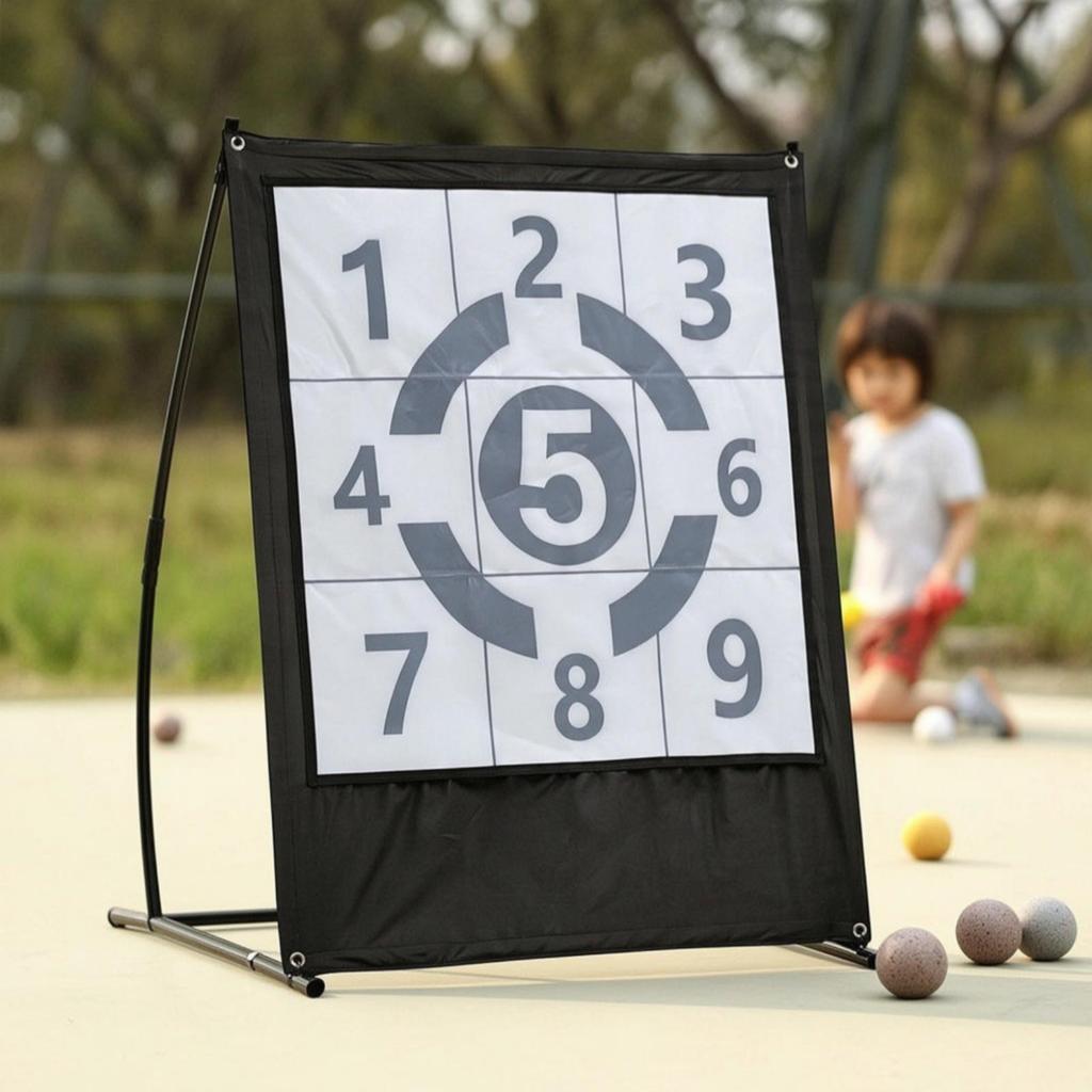 9-Hole Pitching Net Sturdy Baseball Target Professional-Grade for Coaches