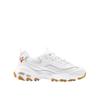 Skechers DLites Cómodas de Moda Minimalistas Versátiles de Caña Baja Zapatillas Papá para Mujer Blancas 150553-WHT