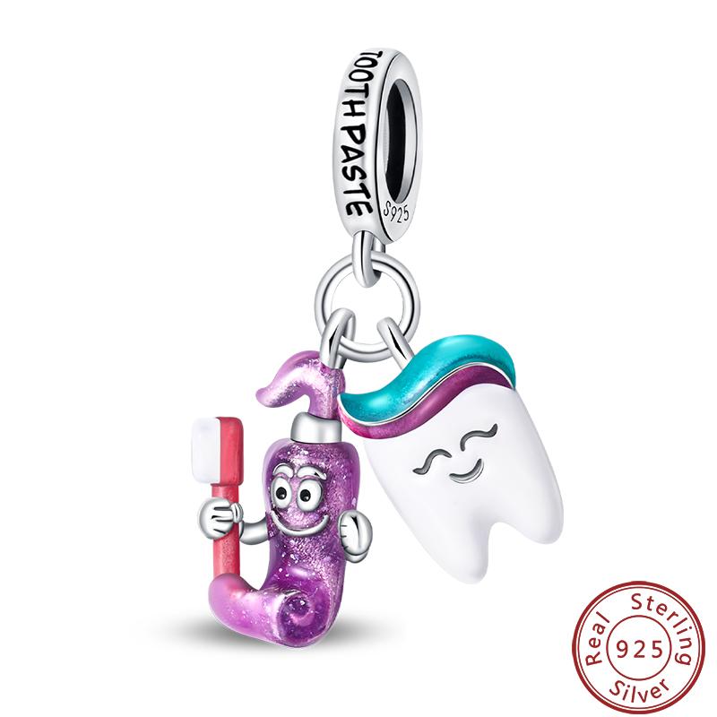 Professional Series Copper Doctor Teacher Painter Musician Charms Beads 3Mm Diy Fine Jewelry Making