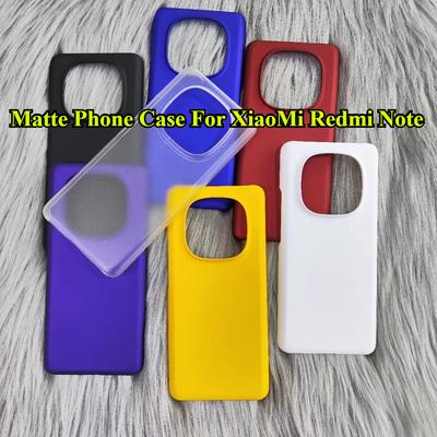 Coque arrière en PC ultra-fine et mate pour Xiaomi Redmi Note 11, Note 12, Note 13 et 14