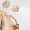 Anti-Lost Baby Pacifier Clip Solid Color Dummy Chain Silicone Pacifier Chain  Newborn Infant Baby
