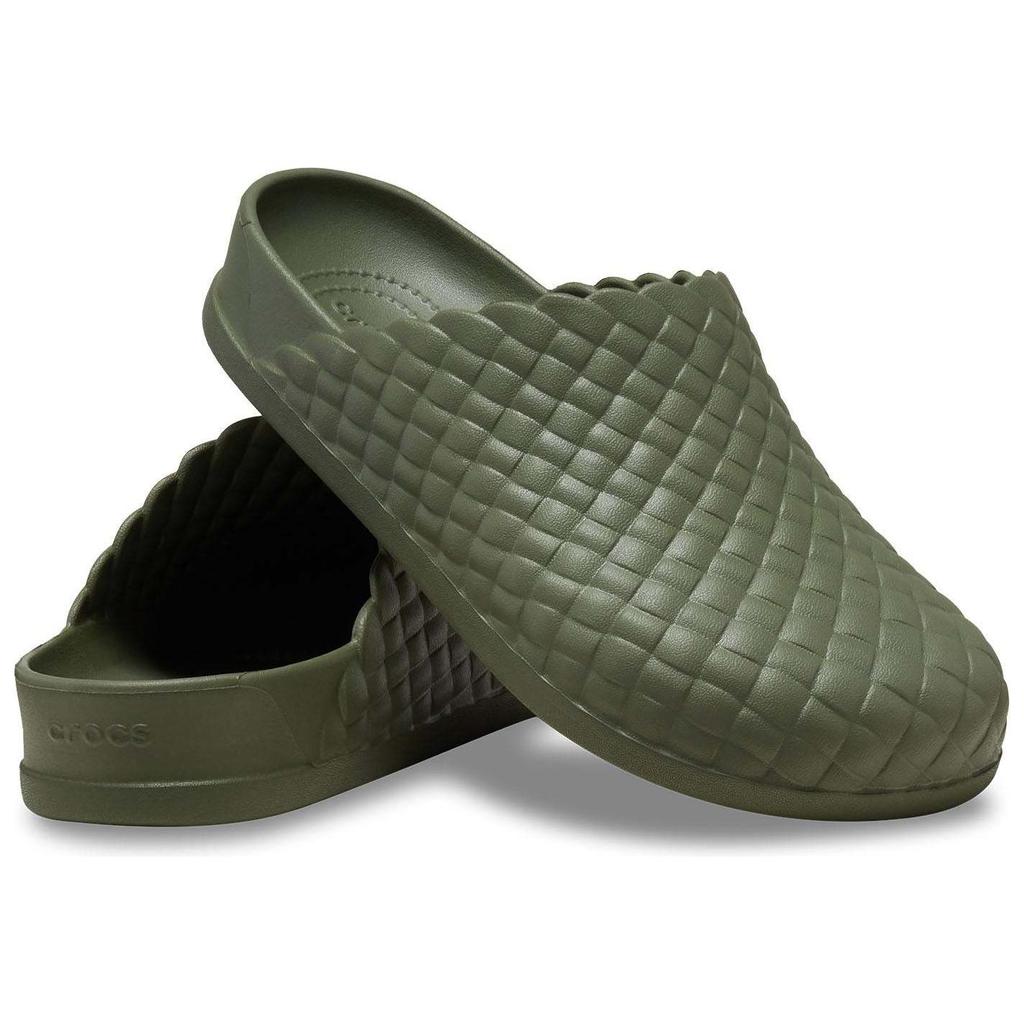Crocs Dylan Woven Clog Army Green Unisex Sneakers 209946-309