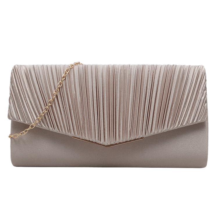 Платье К.О. Пакет для вечеринки, Свадебная сумка, Большая сумка-клатч, Бежевый, Серебристый, Официальная сумка, Свадебная сумка, Официальная сумка, Официальная свадебная сумка (Бежевое золото)