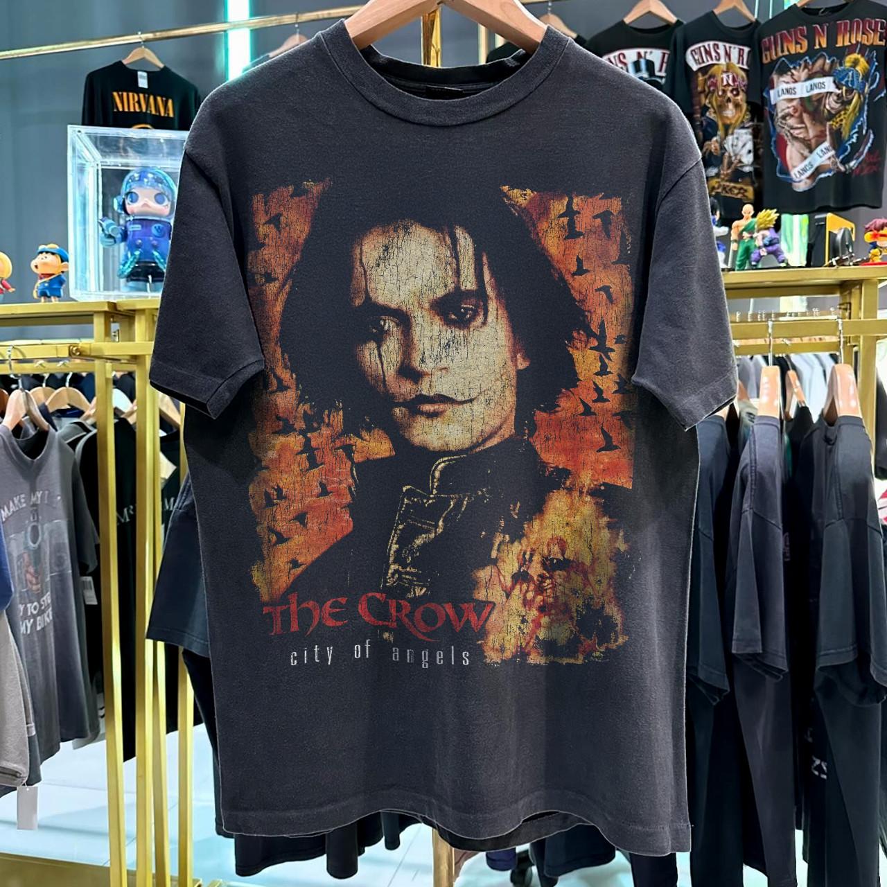 96 The Crow City Of Angels Promo T-Shirt Black XXL 4XL