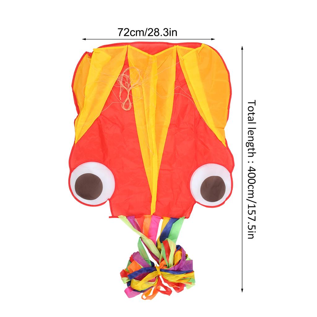 Outdoor Soft   Single Line Kite Animal Shape Kite 4 Meters with 30m Kite Line