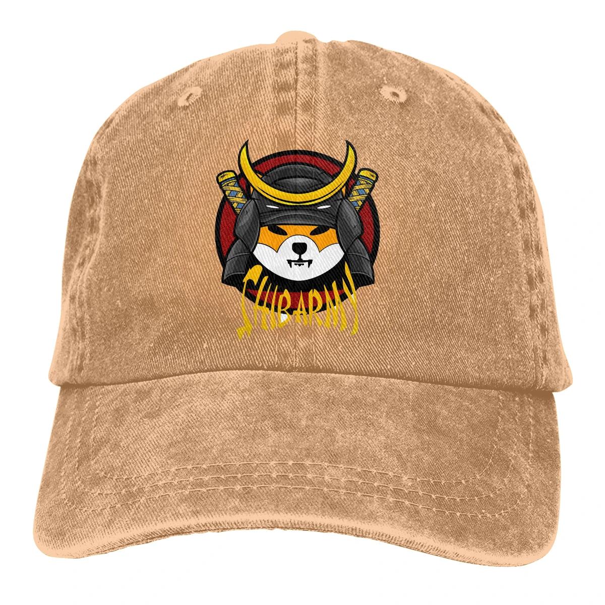 

Бейсболка мужская Shib Coin Shiba смешные криптокепки цвета женские летние кепки Snapback Adjustable хаки