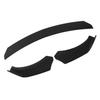 4PCS Front Bumper Lip Kit Spoiler Splitter Fourpart Form for Car Modification Front Bumper  (Glossy Black )