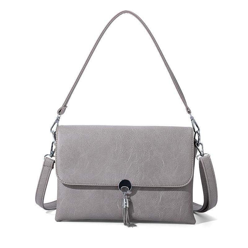 Large Capacity PU Leather Crossbody Bag for Commuting