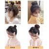 YIBOOOM Curly Scrunchies (2-Piece Set), Perfect for Wigs, Buns, and Small Chignons, Perfect for Kimono, Shichi-Go-San, Coming-of-Age Ceremonies, and