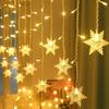 Snowflake Pendant Christmas Snowflakes String Light LED Decoration Light  New Year
