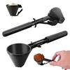 Coffee Spoon Funnel for Protein Powder Milk Powder Filling Long Handle Measuring Scoop for Water Bottles Reusable K-Style Cup Coffee Capsule Refill