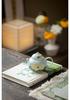 Hand-Painted Lotus Ceramic Teapot with Ball Hole Filter - New Chinese Style for Single Serve Tea Brewing