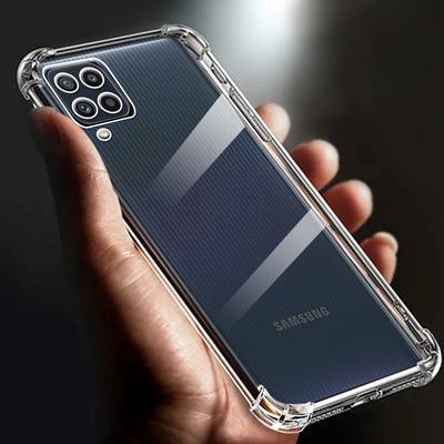 Für Samsung Galaxy M34 M33 M32 Hülle Verdickter Airbag Stoßfest Klare Weiche Tpu Telefonhülle 4g 5g Transparente Rückseite MF 22 33