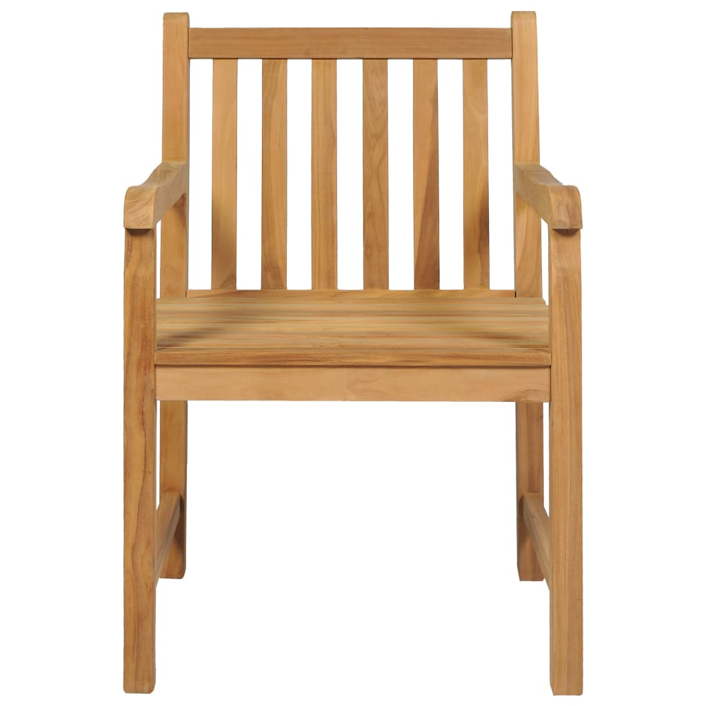 3 Piece Garden Dining Set 80 X 80 Cm Solid Teak Wood