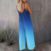Women's Casual Sleeveless Adjustable Strap Jumpsuit Long Pants Jumpsuit With Pockets