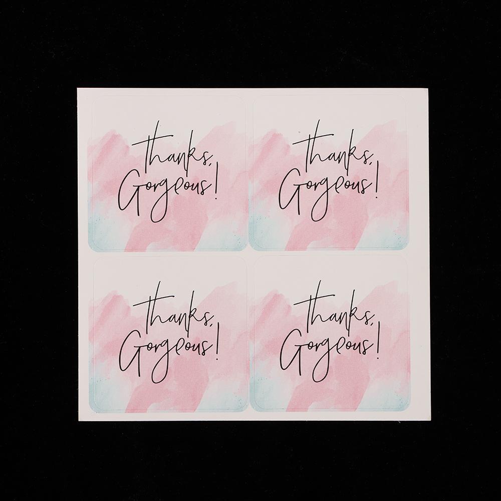 Package Decoration Sealing Labels For Supporting My Small Business Gorgeous Thank You Stickers