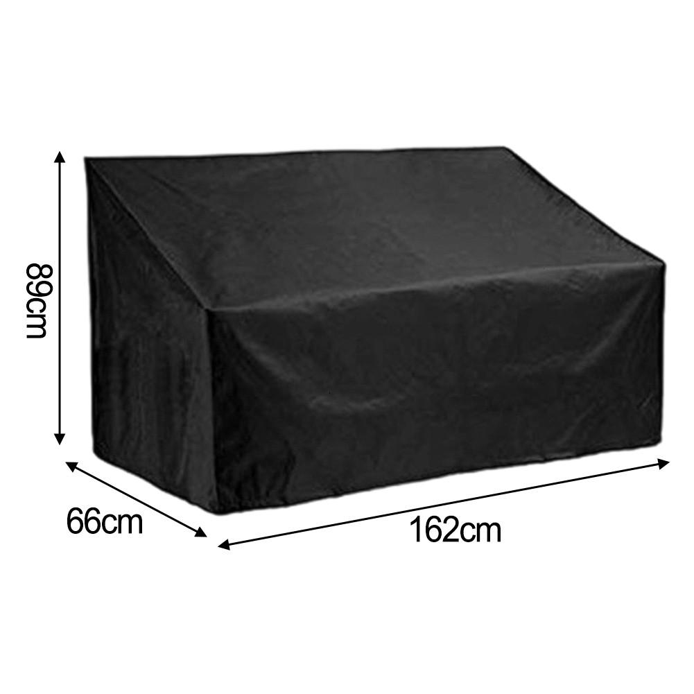 210D Oxford Fabric Garden Bench Covers Outdoor Furniture Cover Breathable Design