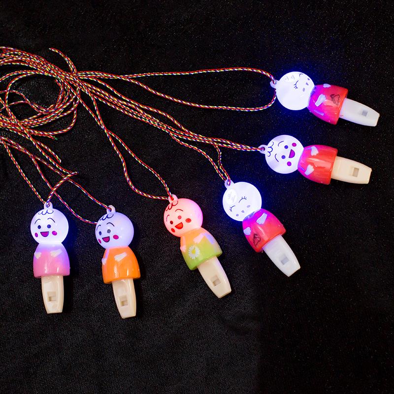 Leuchtpfeife mit Lanyard - Kreatives Spielzeug für Kinder, Ideal für Kindergarten Geschenke und Werbeaktionen.