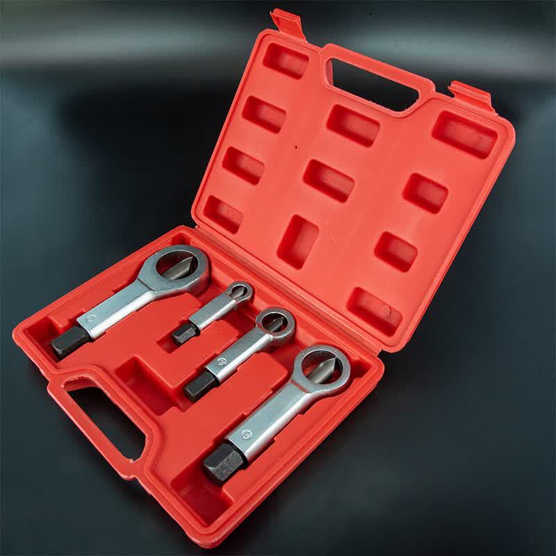 Damaged Screw and Nut Extractor & Remover Set Set of #1-4