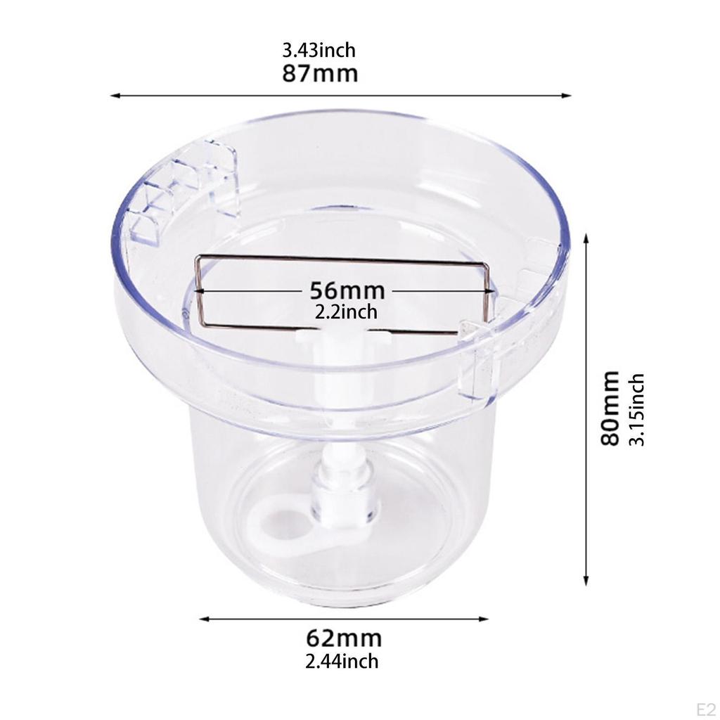 Coffee Cup Machine Accessory Professional Sturdy Transparent Tool Measuring for 52mm