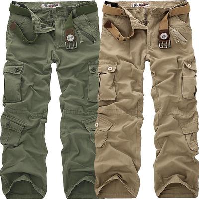 Heren Cargobroek Camouflage Broek Militaire Broek voor Man 7 Kleuren Streetwear Joggers Heren Broek Recht