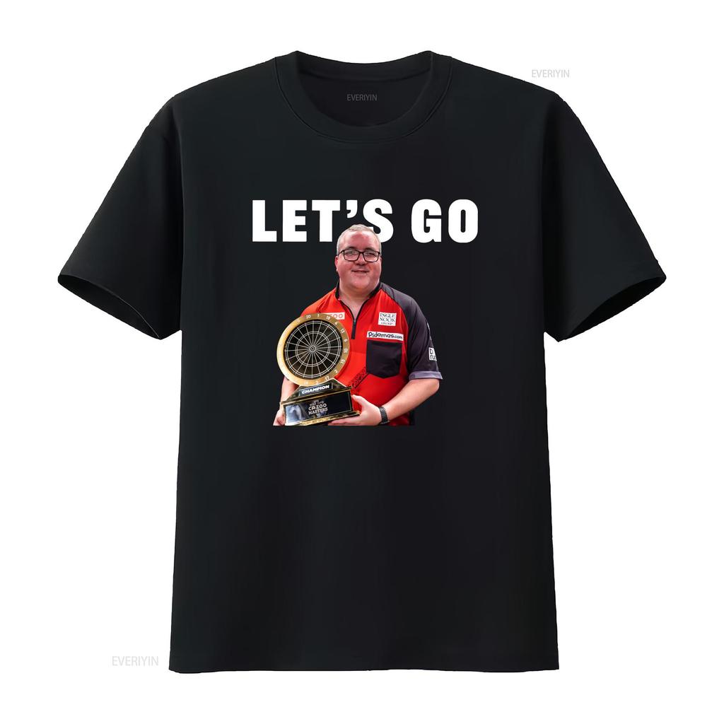 Darts Fan T Shirt Stephen Bunting Lets Go Unisextal For Players Darting Events Apparel Sports Vintage