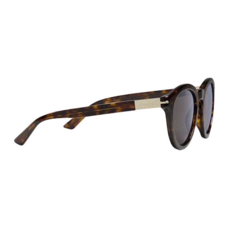 GUCCI Tortoiseshell Frame Round Sunglasses Men's Brown
