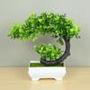 Künstliche Pflanzen Topfpflanzen Grün Bonsai Kleiner Baum Gras Pflanzen Topf Ornament Kunstblumen für Gartendekoration Hochzeitsfeier Efeu