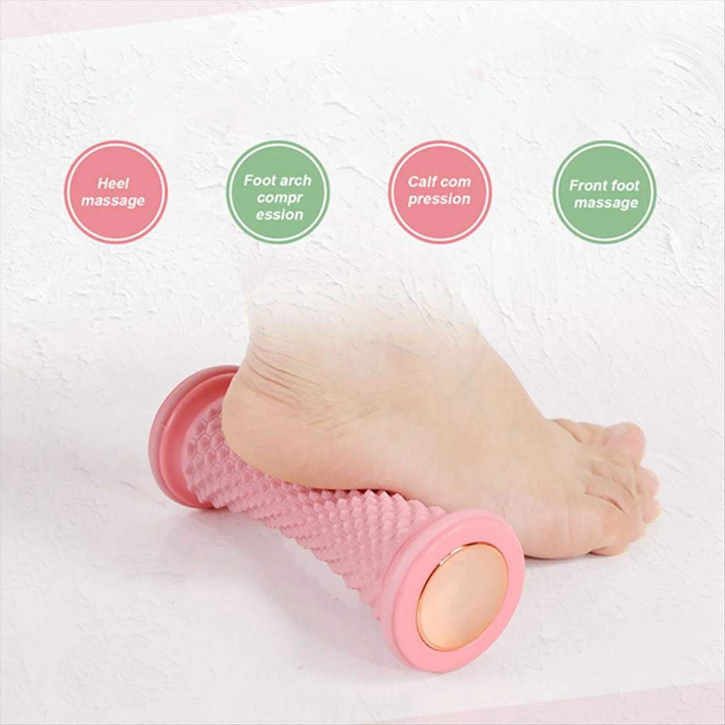 Yoga Foot Massage Roller Muscle Relaxation Fascia Release Roller Trainer Plantar Fascia Wheel Fitness Leg Trainer