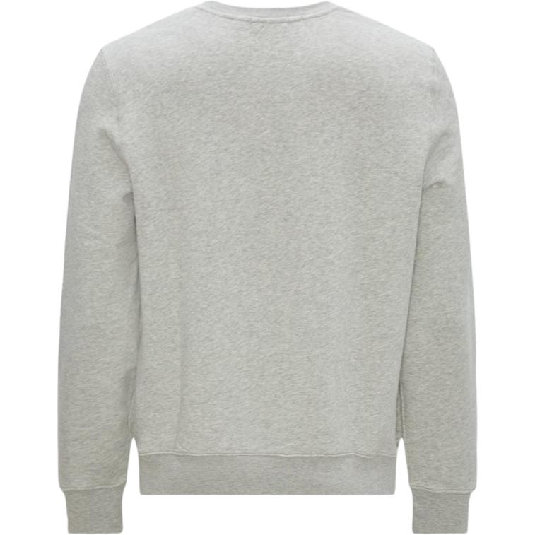 Polo Ralph Lauren FW22 Teddy Bear Letter Print Crewneck Sweatshirt Men Sweatshirt Gray 710853308-001