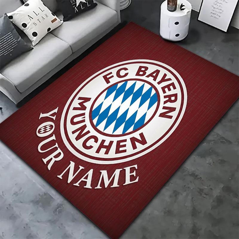 FC Bayern Munchen Custom Name Carpet Rug for Living Room Bedroom Home Sofa Decoration,Kids play Non-slip Floor Mat