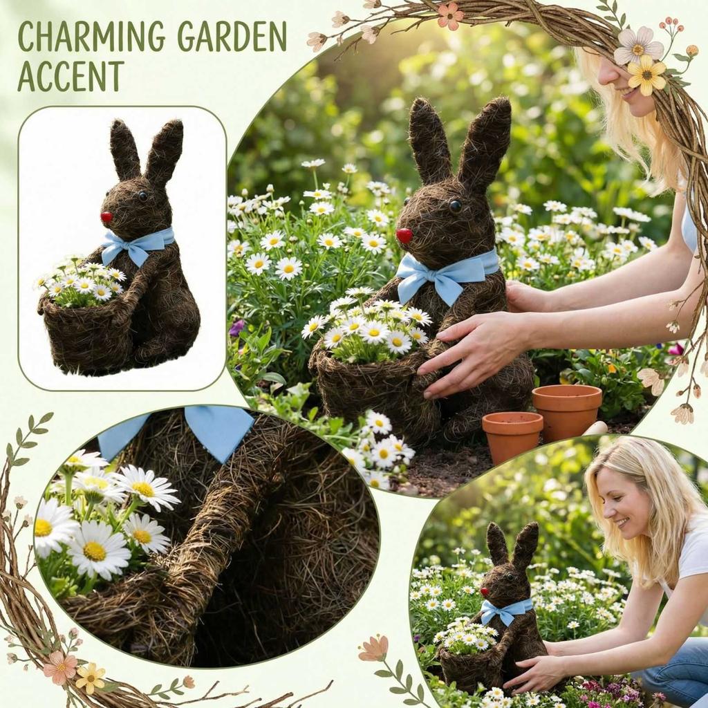 Creative Flower Baskets For Garden Decoration And Patio Decoration, Cute Flower Baskets
