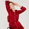 Shanmuer Women's Mulberry Silk Pajama Set - Two-Piece, Wearable Outdoors, Spring/Autumn