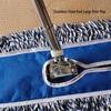 MDNG Blue-White Cotton Flat Mop Set