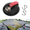 High Strength Suction Cup Utility Hooks for Camping Attachments Home Use Additional Space Holds Firmly on Glass Surfaces