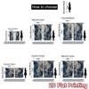 2D FLAT PRINTING 2pcs Curtains (Without Rod) Giant Octopus Surrounds Ship Pattern Modern Curtains Polyester Easy Install