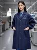 Men's Anti-Static Wear-Resistant Work Coat - Mid-Length, Thickened for Labor Protection