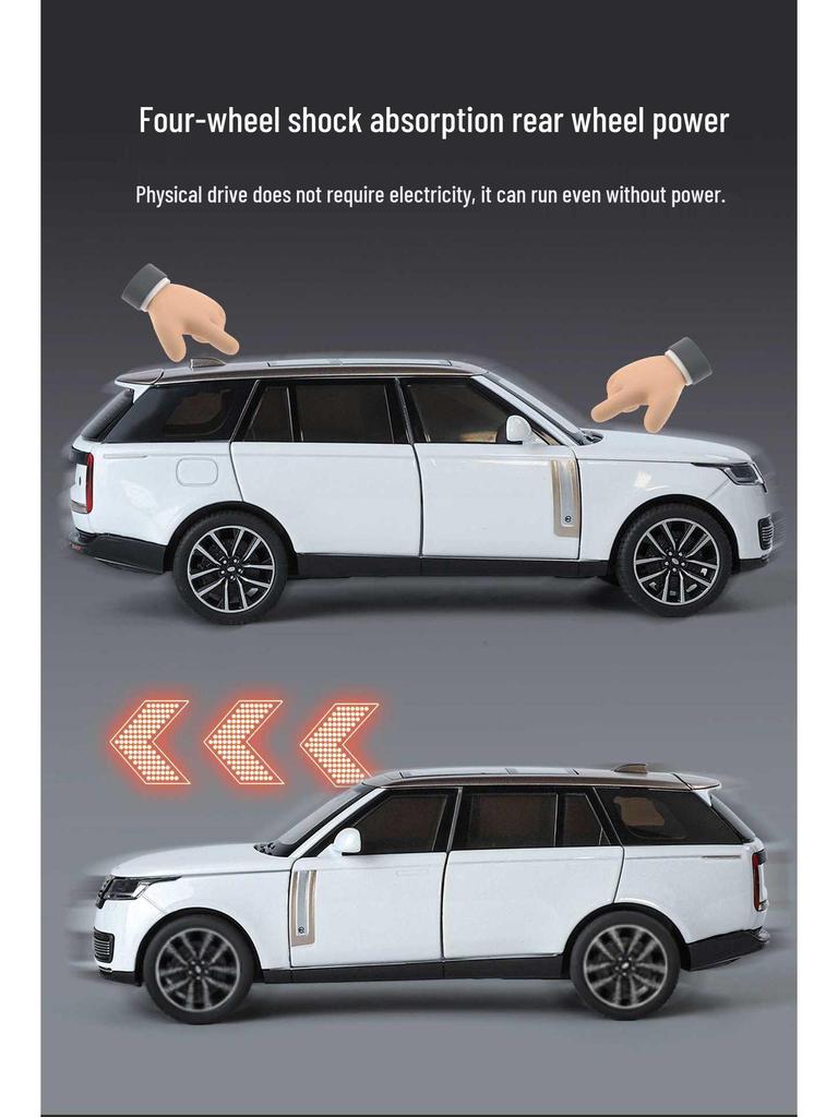 (Boxed) 1:32 Land Rover Range Rover SV2022 Toy Alloy SUV Model.
