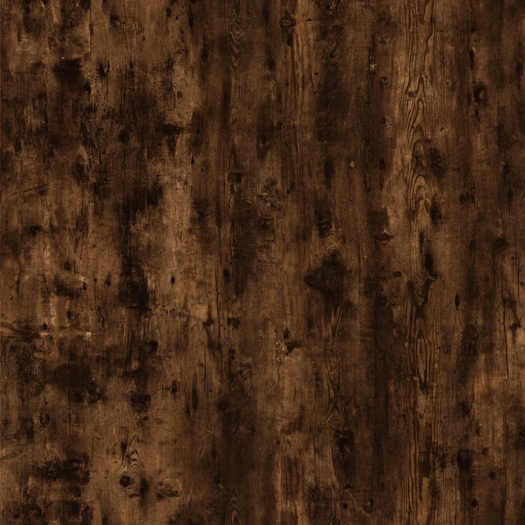 Bookshelf Room Divider Smoked Oak 105 x 24 x 102 cm