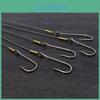 Black Bait Bleeding 50pcs Sharp Wide Gap Wrom Hooks Carolinatexas Rig Hooks For Soft Plastic Lure Bass Fishing Fishhook