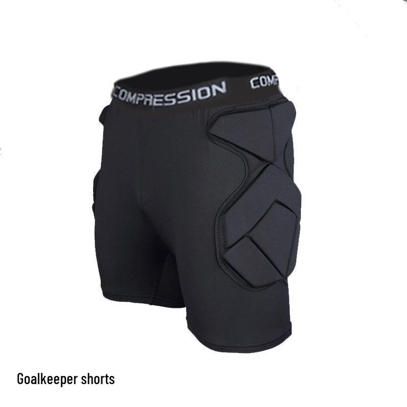 Thick Long Sleeve Goalkeeper Jersey Set with Knee Pads, Elbow Pads, and Helmet Armor