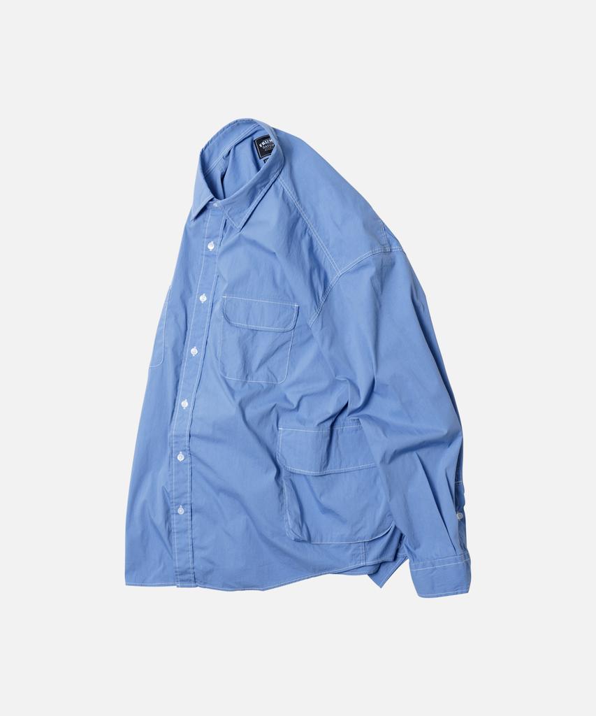 Frizmworks Great Pocket Shirt Jacket _ Sax Blue