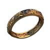 Italienischer Gold geschnitzter gewebter Texturring - Europäischer & Amerikanischer Retro Hofstil Modeschmuck