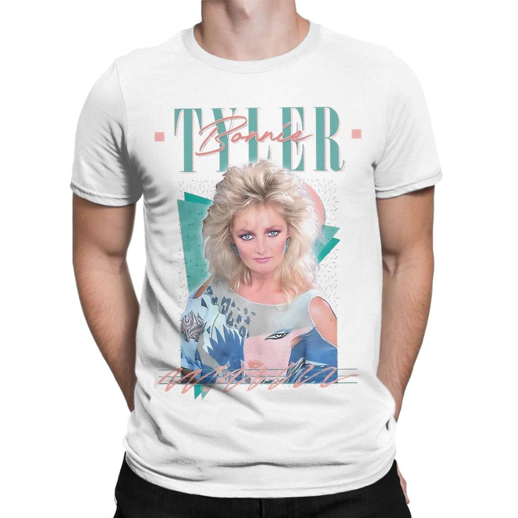 Music Bonnie Tyler TShirt Men Women Vintage Cotton Tees O Neck Short Sleeve T Shirt Plus Size Clothes