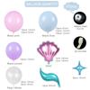 1Set Mermaid Tail Balloon Garland Arch Mermaid Theme Birthday Party Decorations Supplies Under the Sea Little Mermaid